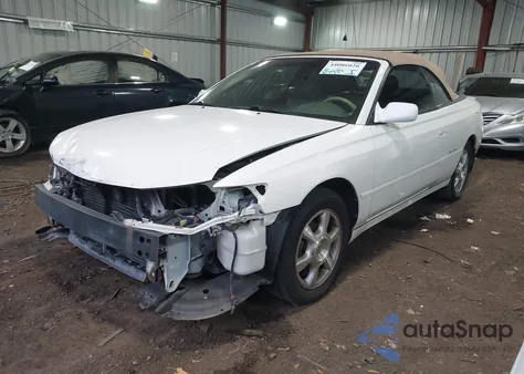 2002 Toyota Camry Solara Sle V6 z USA, uszkodzony, nr VIN 2T1FF28P92C598748